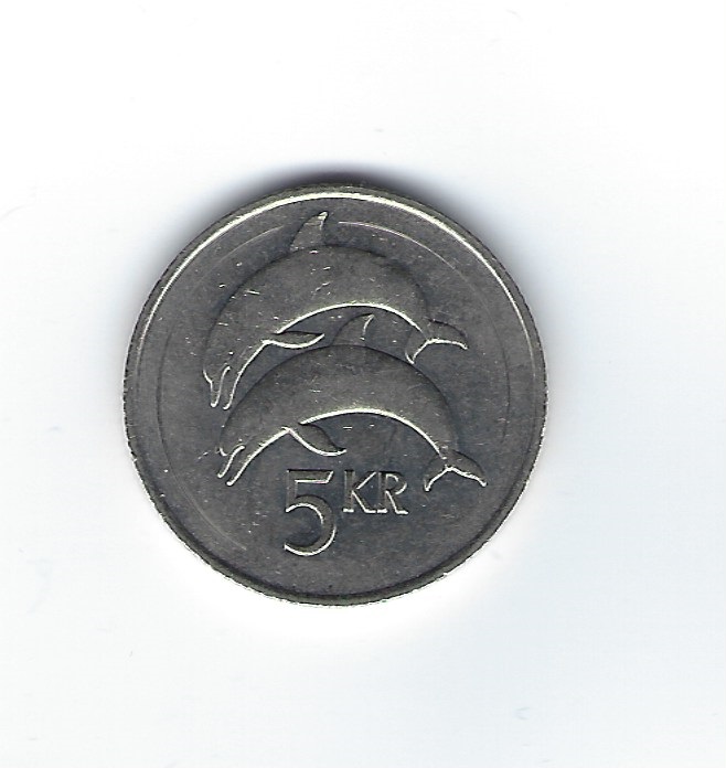  Island 5 Kronur 1987   