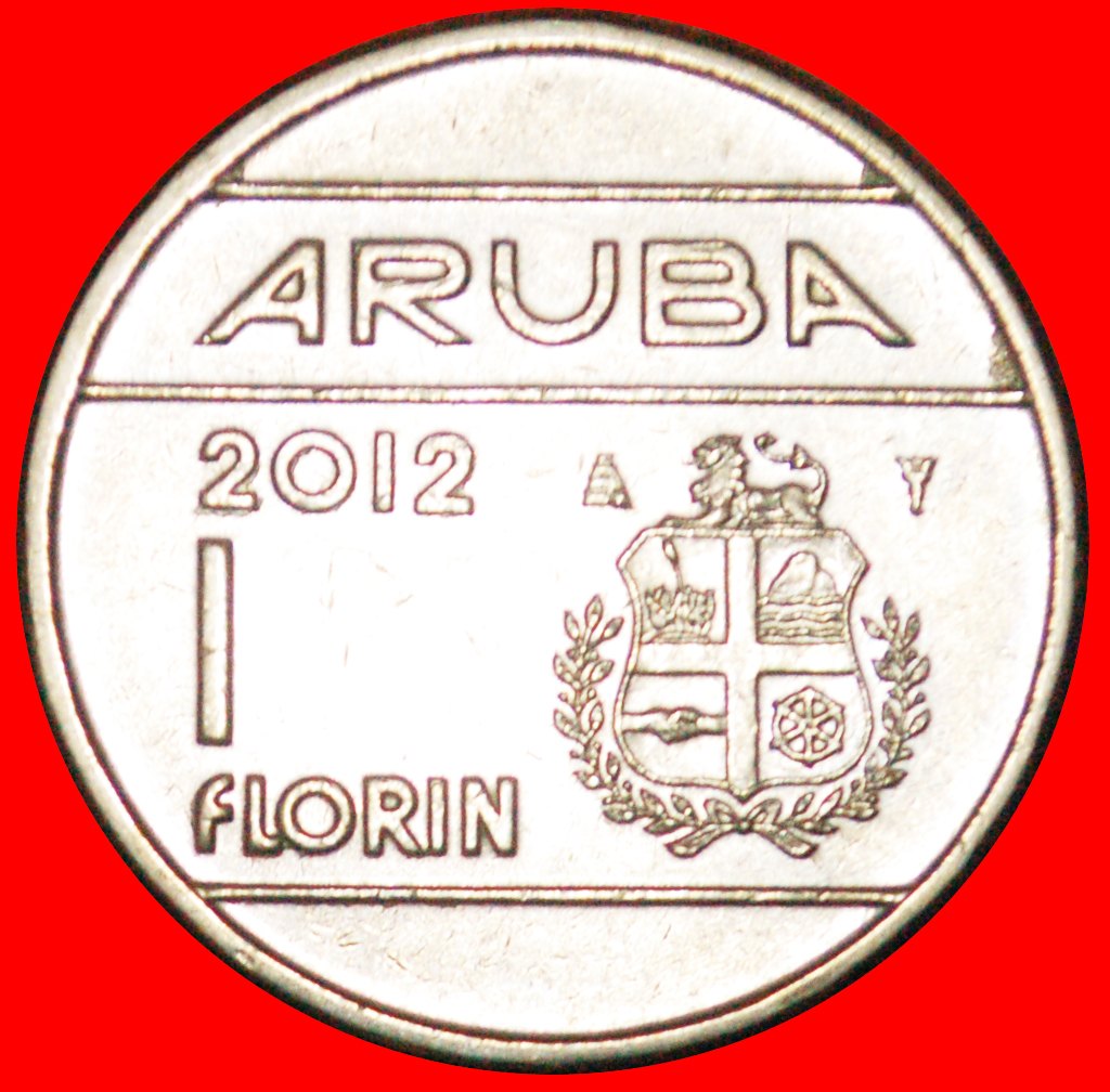 · NETHERLANDS (1986-2013): ARUBA ★ 1 FLORIN 2012! LOW START ★ NO RESERVE!