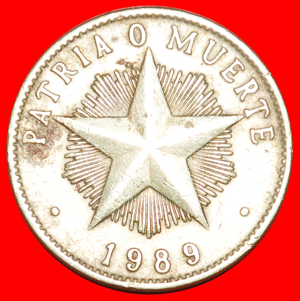  · STAR (1983-1989): CUBA ★ 1 PESO 1989! LOW START ★ NO RESERVE!   