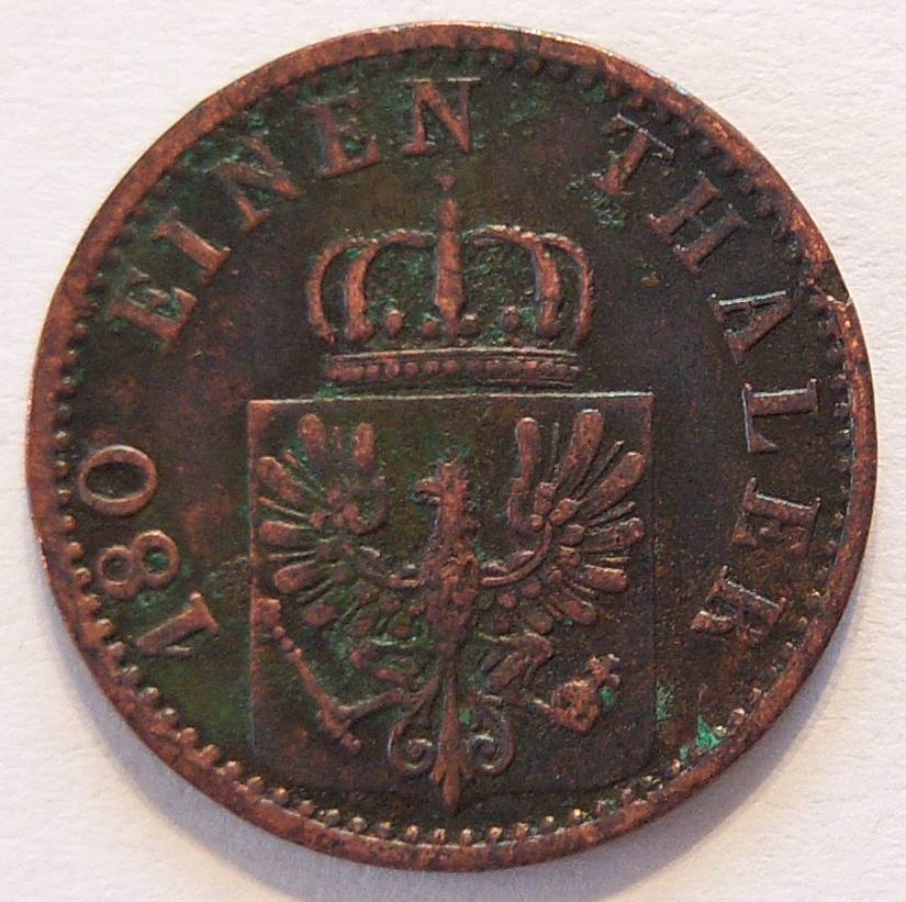  Preussen 2 Pfennig 1868 B   