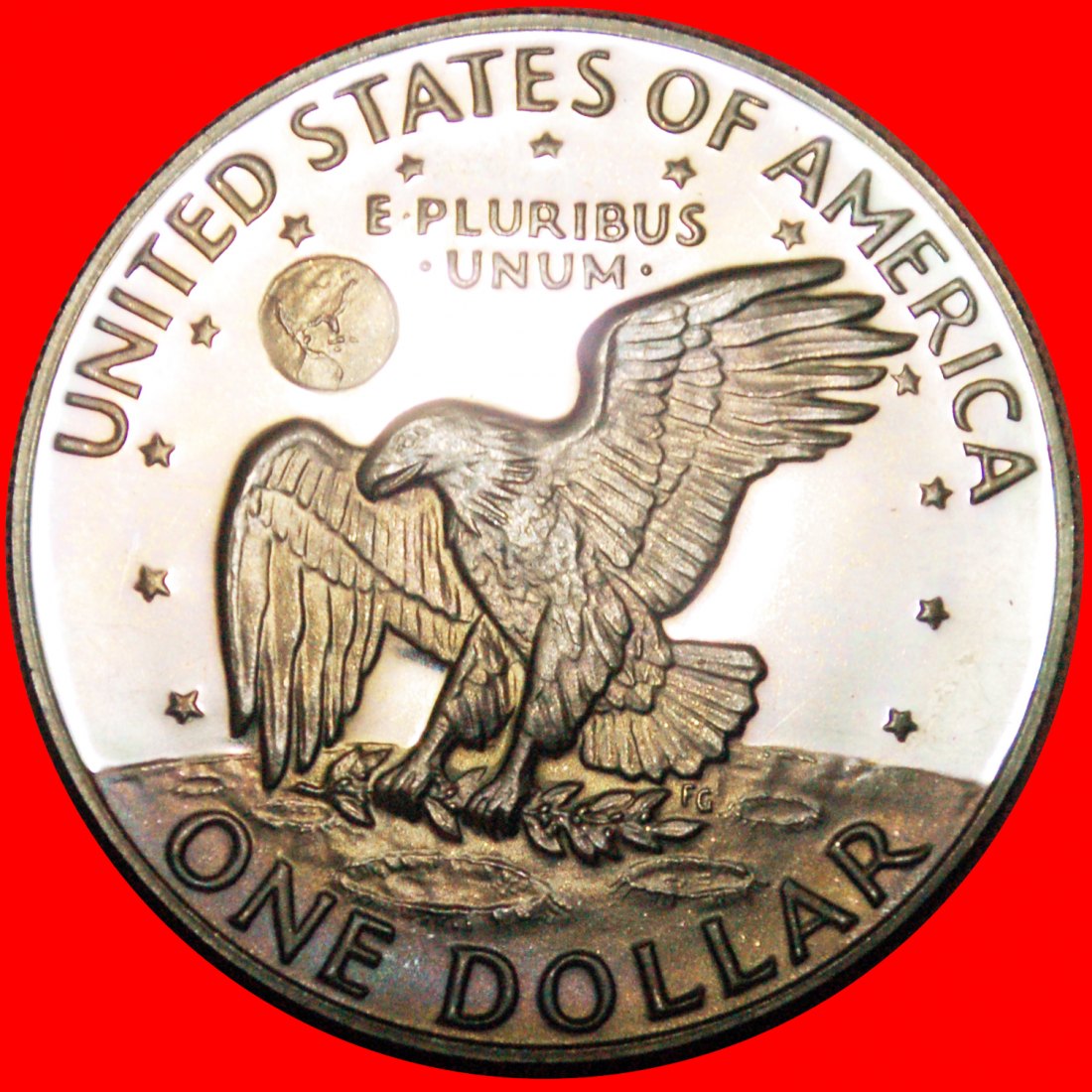  · MOND-DOLLAR (1971-1999): USA ★ 1 DOLLAR 1974S PP! Eisenhower (1890-1969) OHNE VORBEHALT!   