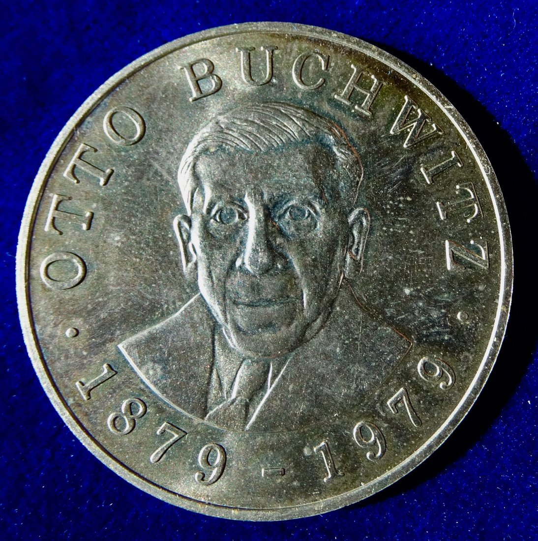  Medicina in Nummis Medaille Rotes Kreuz 1979 Otto Buchwitz 100. Geburtstag   