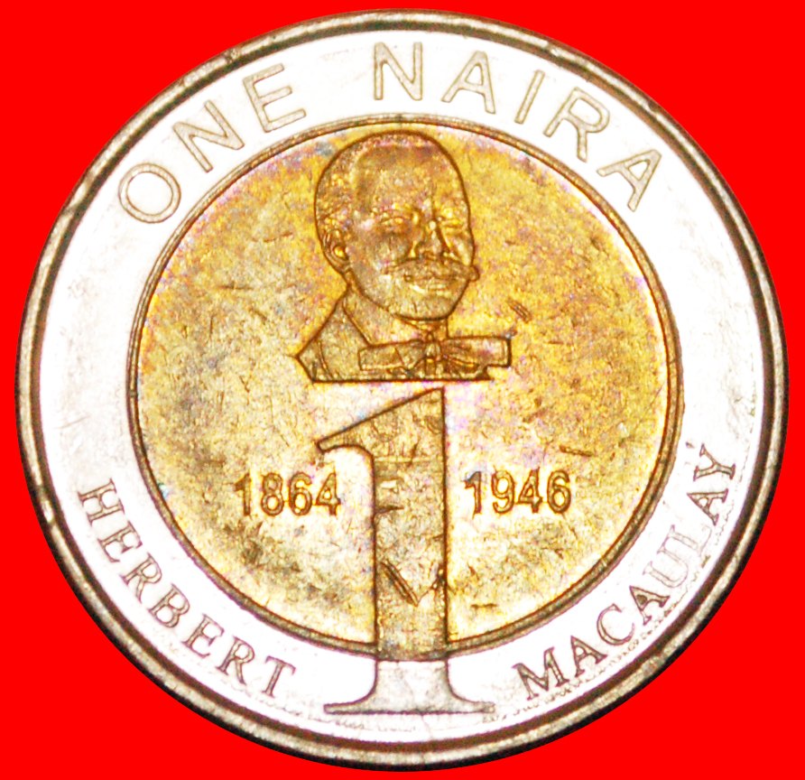  · ADLER: NIGERIA ★ 1 NAIRA 2006 MACAULAY 1864 1946! OHNE VORBEHALT!   