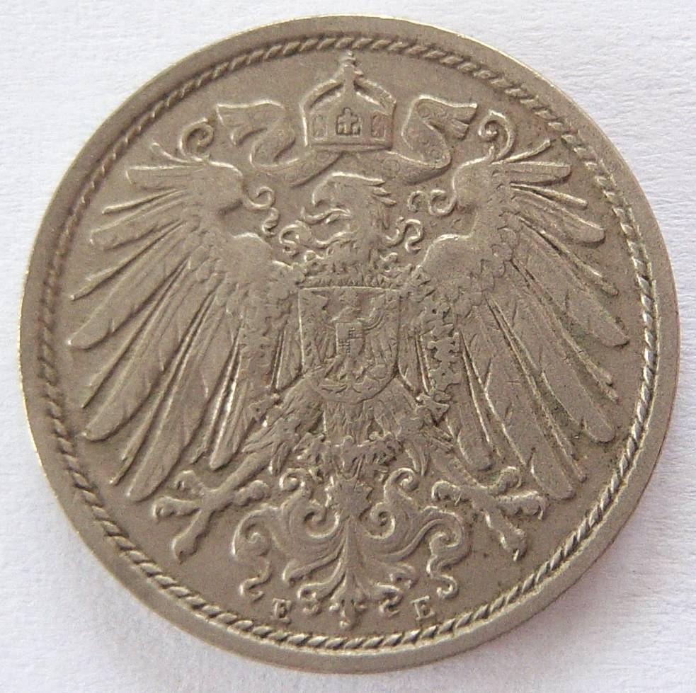  Deutsches Reich 10 Pfennig 1914 E   
