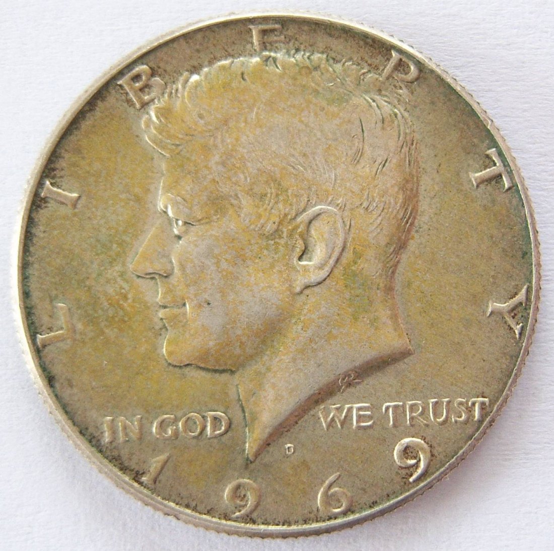  USA Kennedy 1/2 Half Dollar 1969 D   
