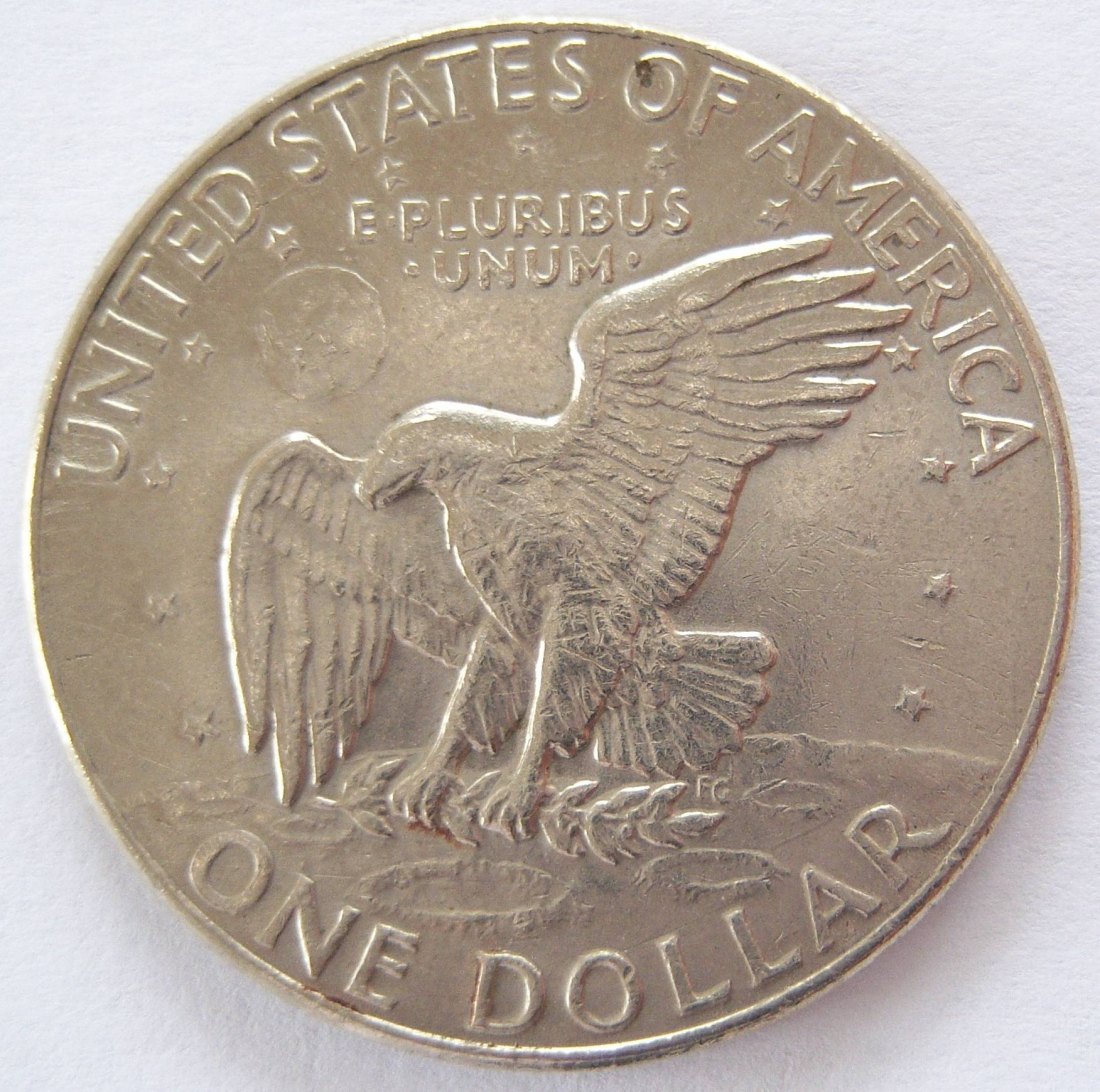  USA Eisenhower 1 One Dollar 1974 D   