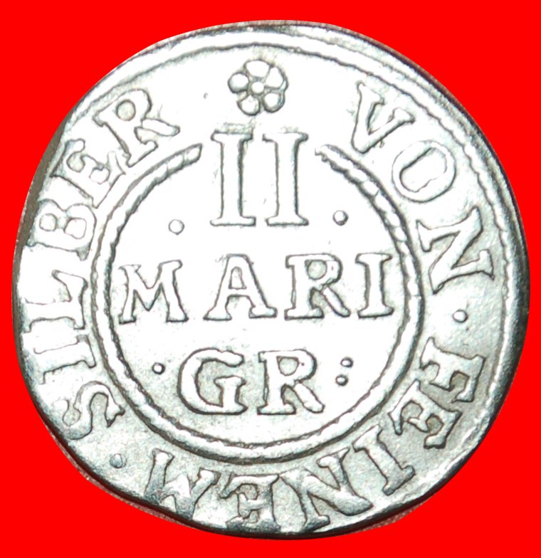  · GEORGE II (1648-1665): GERMANY ★ 2 MARIENGROSCHEN 1655 BRUNSWICK-LUENEBURG-CALENBERG ★ NO RESERVE!   