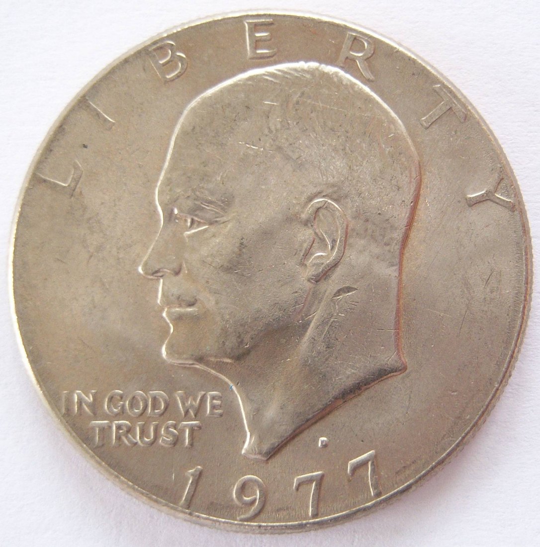  USA Eisenhower 1 One Dollar 1977 D   