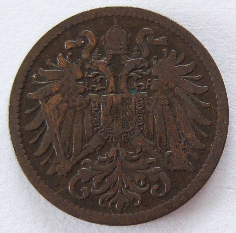  Österreich 2 Heller 1907   