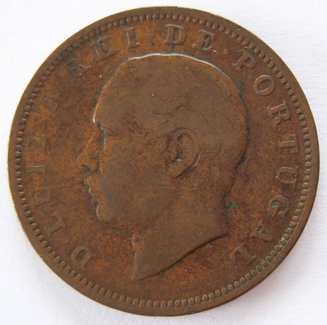  Portugal 20 Reis 1884   