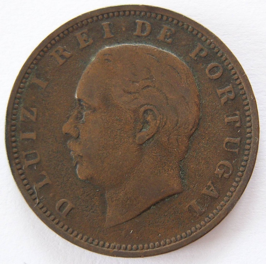  Portugal 20 Reis 1884   