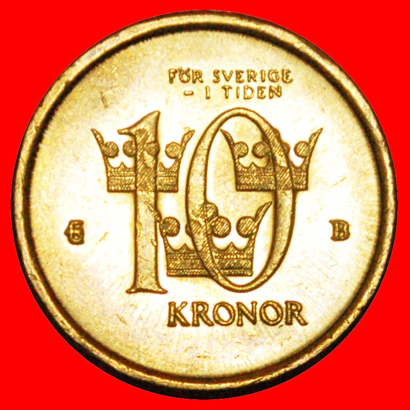  · THREE CROWNS (2001-2009): SWEDEN ★ 10 KRONOR 2002! DISCOVERY COIN! LOW START ★ NO RESERVE!   