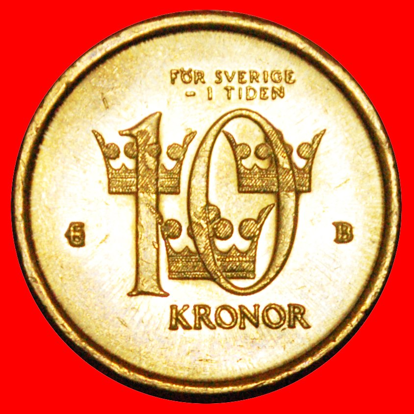  · DREI KRONEN (2001-2009): SCHWEDEN ★ 10 KRONEN 2002! ENTDECKUNG MÜNZE! OHNE VORBEHALT!   