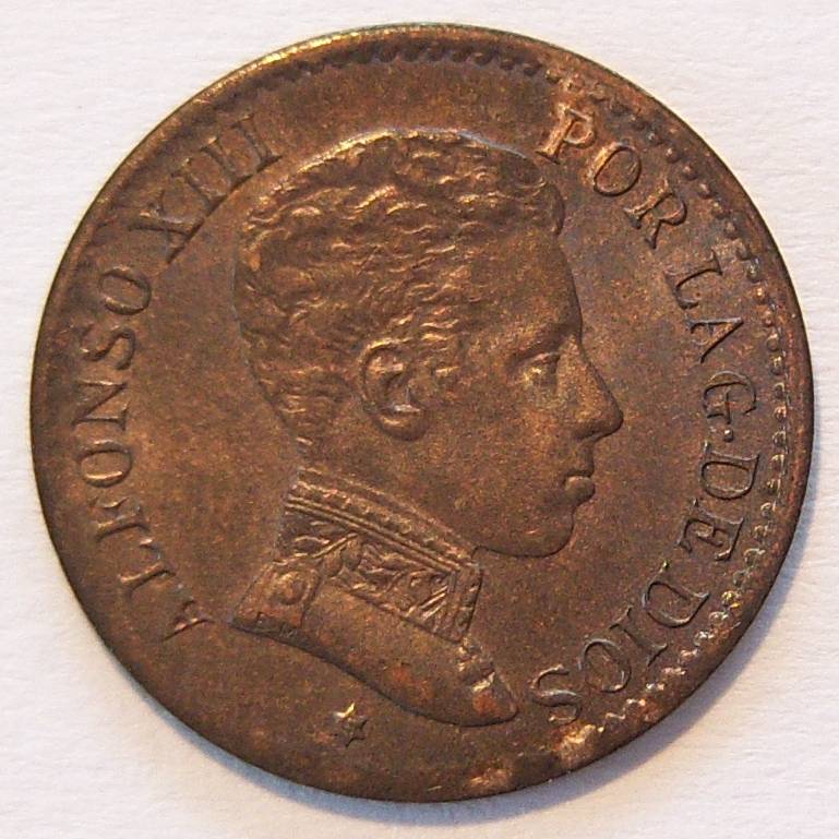  Spanien 1 Centimo 1906   