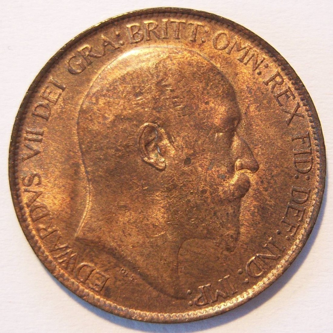  Grossbritannien 1/2 Half Penny 1907 ERHALTUNG !!   