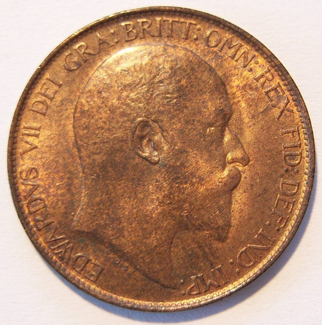  Grossbritannien 1/2 Half Penny 1907 ERHALTUNG !!   