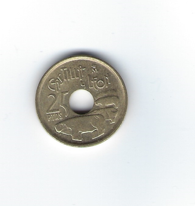  Spanien 25 Pesetas 1995 Castilla   