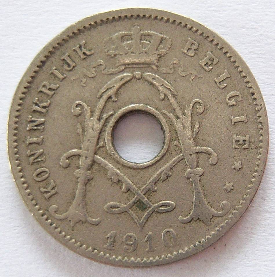  Belgien 5 Centimes 1910 BELGIE   