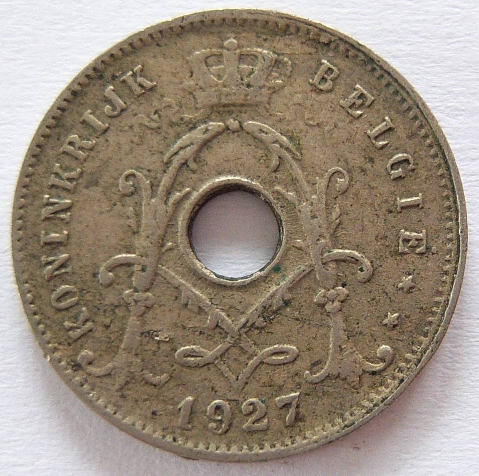  Belgien 5 Centimes 1927 BELGIE   