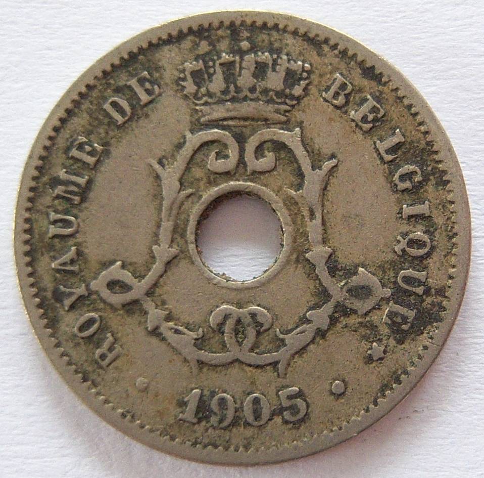  Belgien 5 Centimes 1905 BELGIQUE   