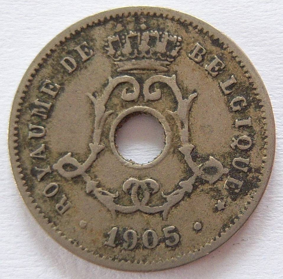  Belgien 5 Centimes 1905 BELGIQUE   