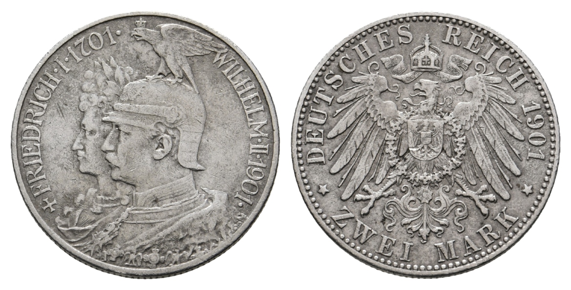  Preussen; Zwei Mark 1901   