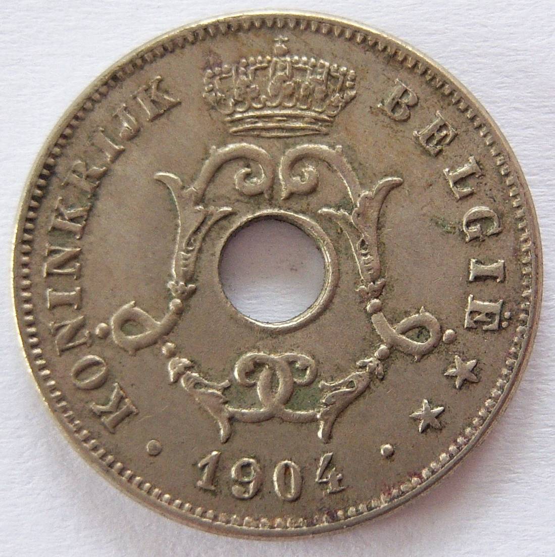  Belgien 10 Centimes 1904 BELGIE   