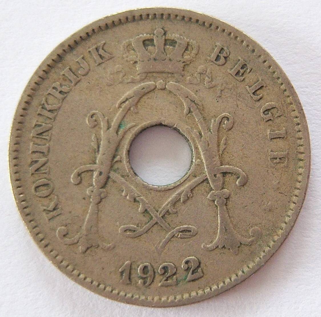  Belgien 10 Centimes 1922 BELGIE   