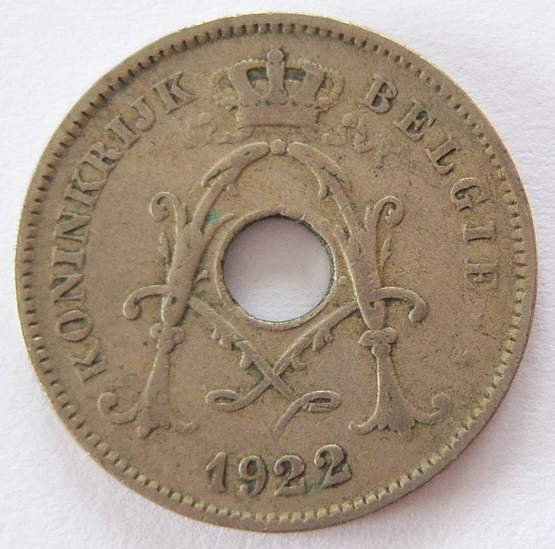  Belgien 10 Centimes 1922 BELGIE   