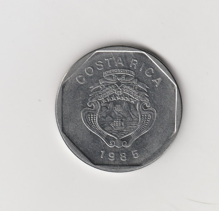  10 Colones Costa Rica 1985  (I845)   