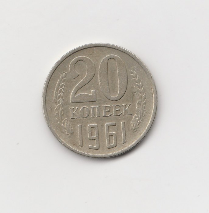  Russland & Sowjetunion 20 Kopeken 1961 (I852)   