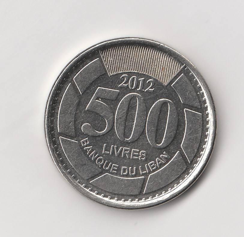  500 Livres Libanon 2012 (I864)   