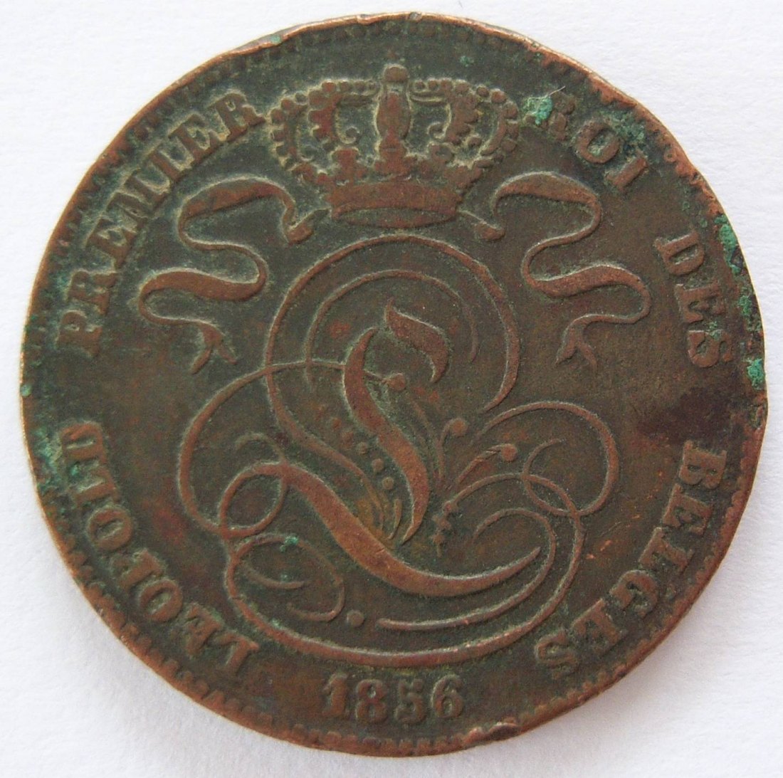  Belgien 5 Centimes 1856 DES BELGES   