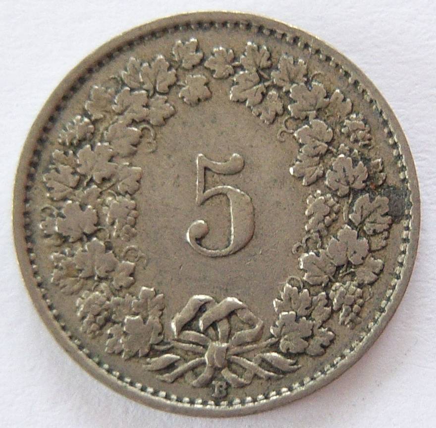  Schweiz 5 Rappen 1926 B   