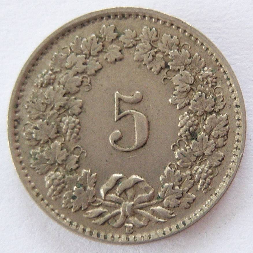  Schweiz 5 Rappen 1930 B   