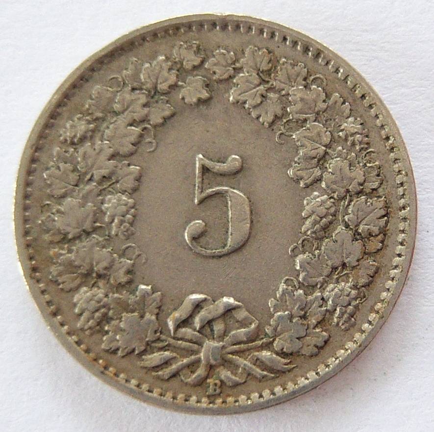  Schweiz 5 Rappen 1931 B   