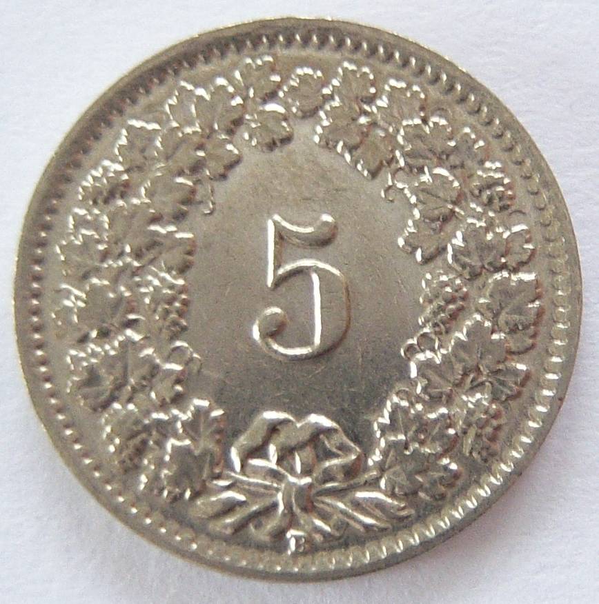  Schweiz 5 Rappen 1939 B   