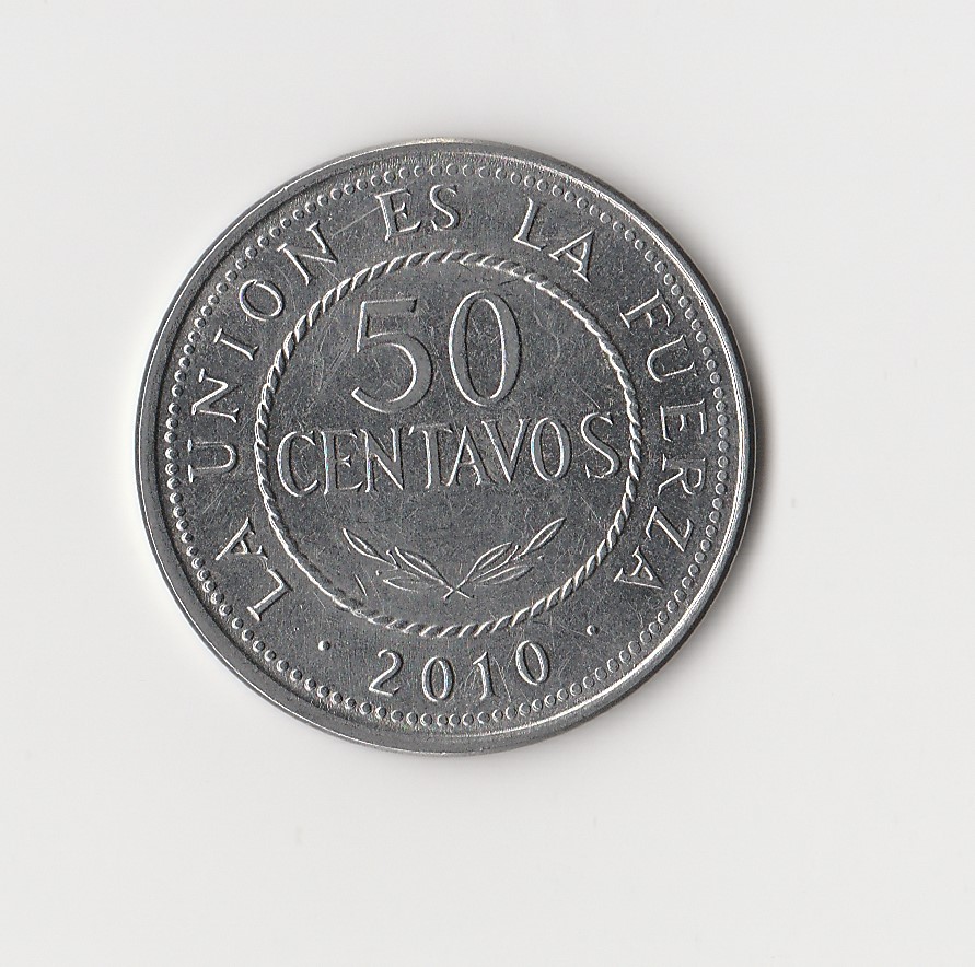  50 Centavos Bolivien 2010 (I879)   