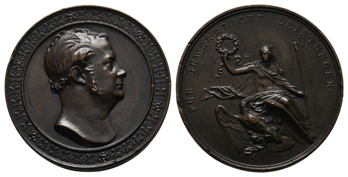  Medaille o.J.; Galvano, 39,99 g; Ø 41,6 mm, Fälschung   