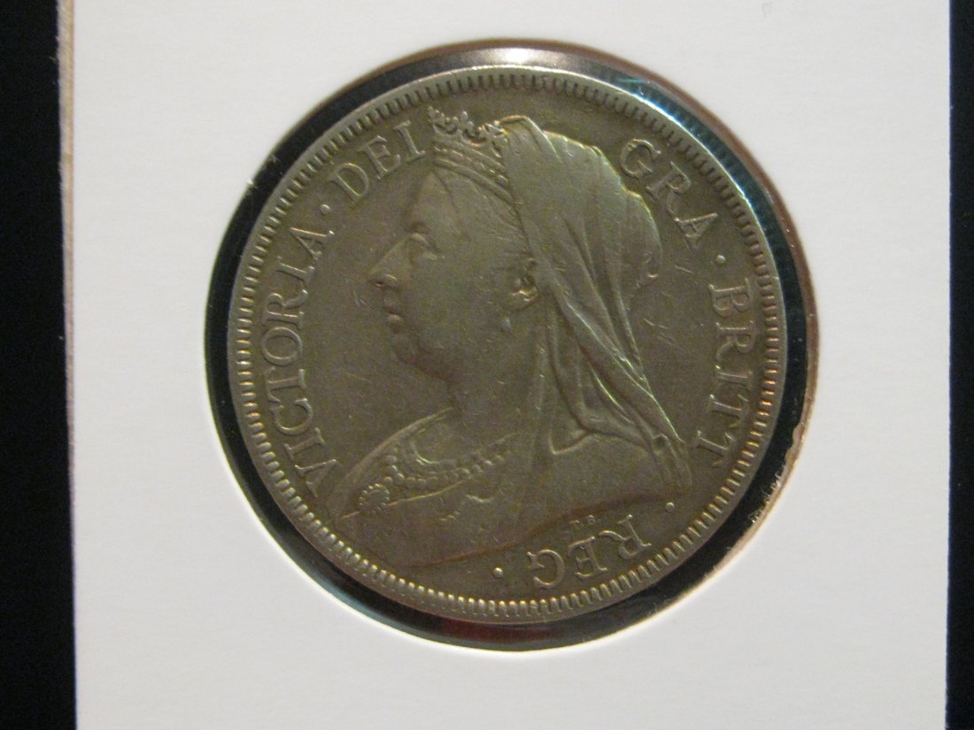 GREAT BRITAIN 1/2 CROWN 1893.GRADE-PLEASE SEE PHOTOS.