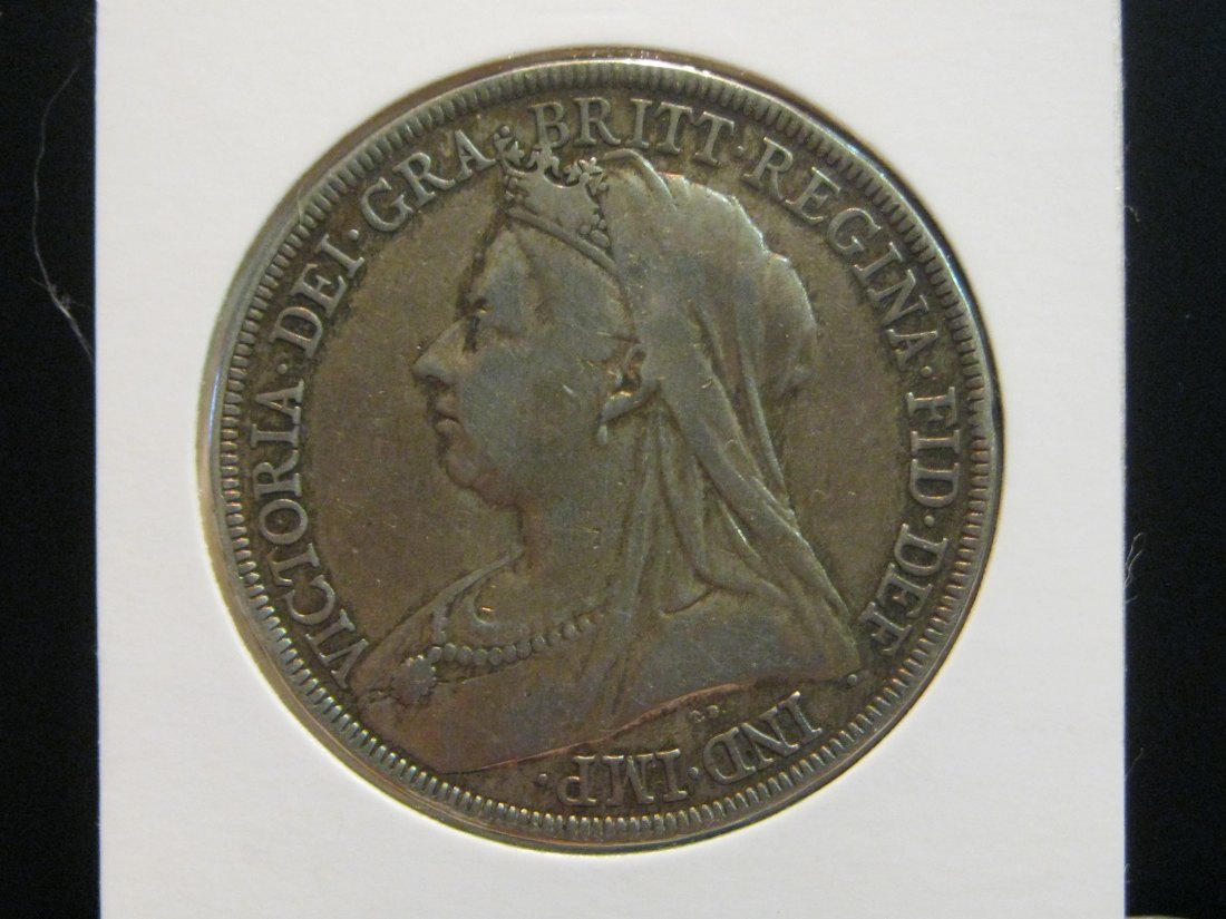 GREAT BRITAIN 1 CROWN 1894.GRADE-PLEASE SEE PHOTOS.