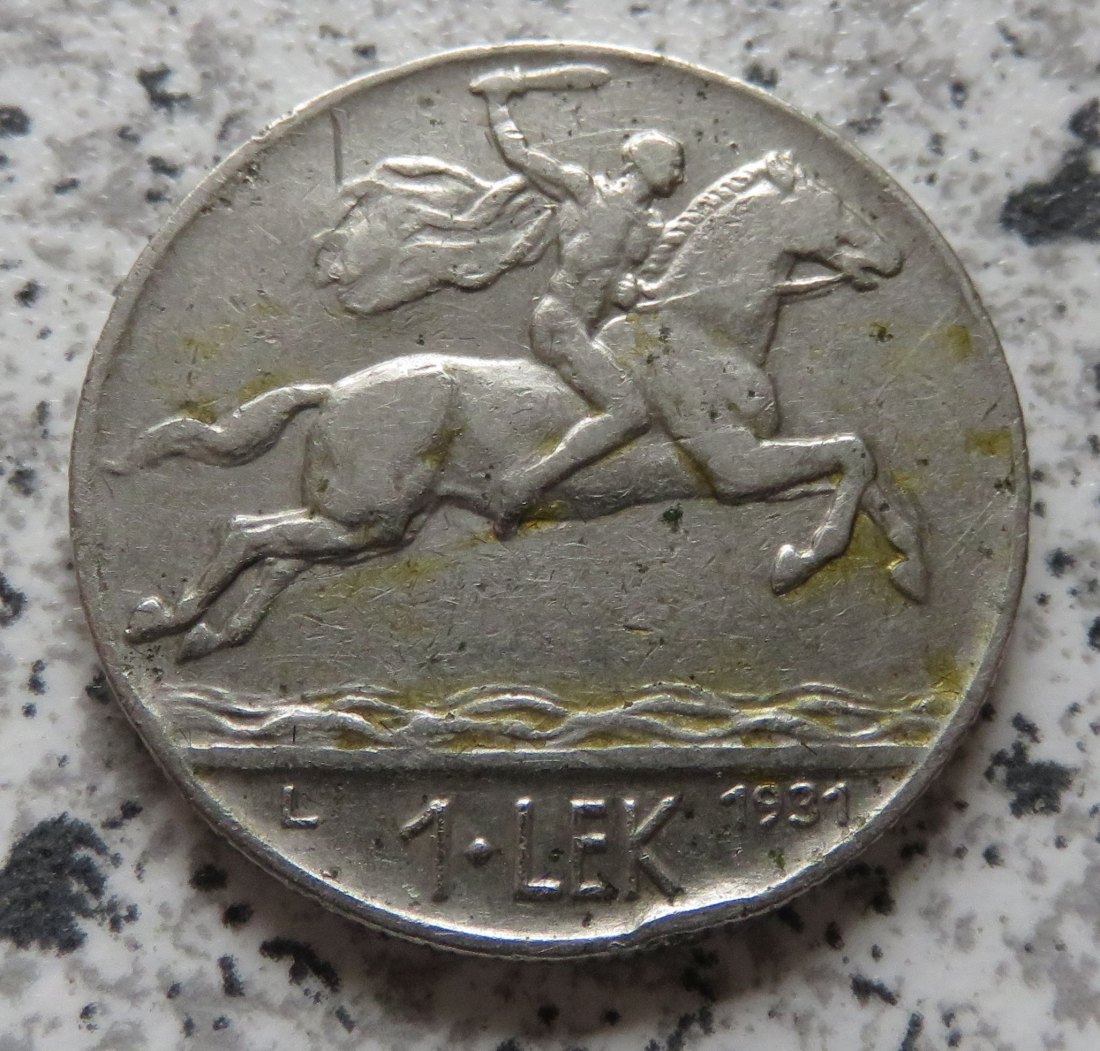  Albanien 1 Lek 1931 L   