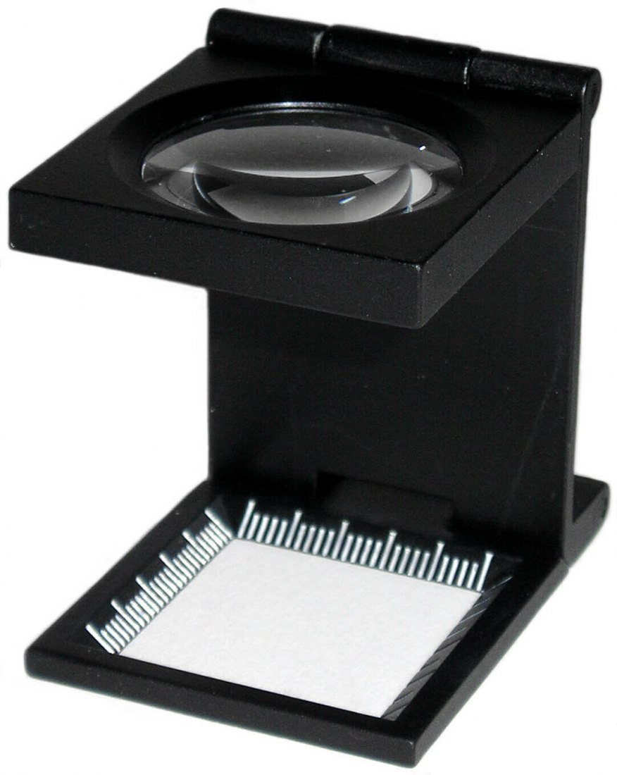 Luppe/Fadenzähler/Magnifier 8fach Vergrößerung - NEU