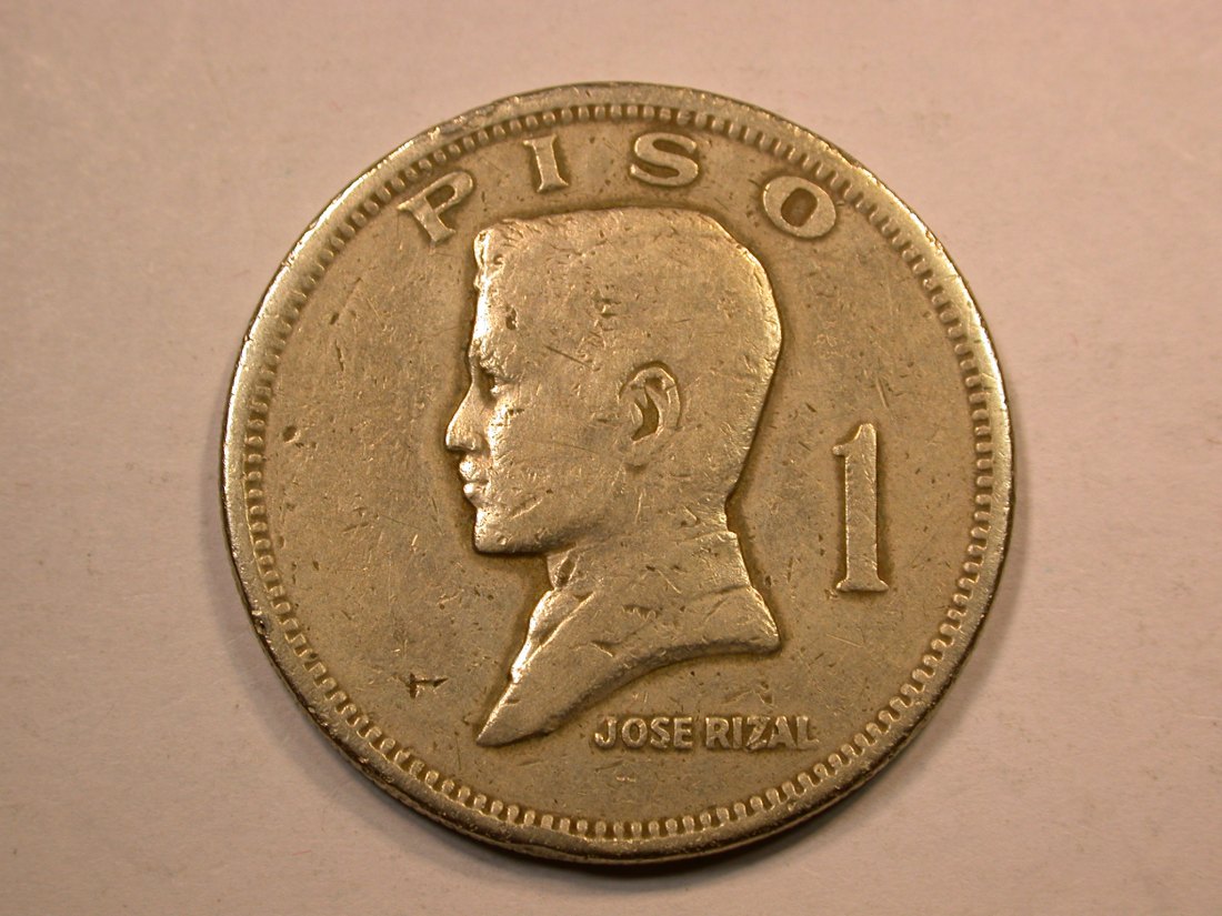 D18 Philippinen 1 Peso/Piso 1972 in f.ss Originalbilder