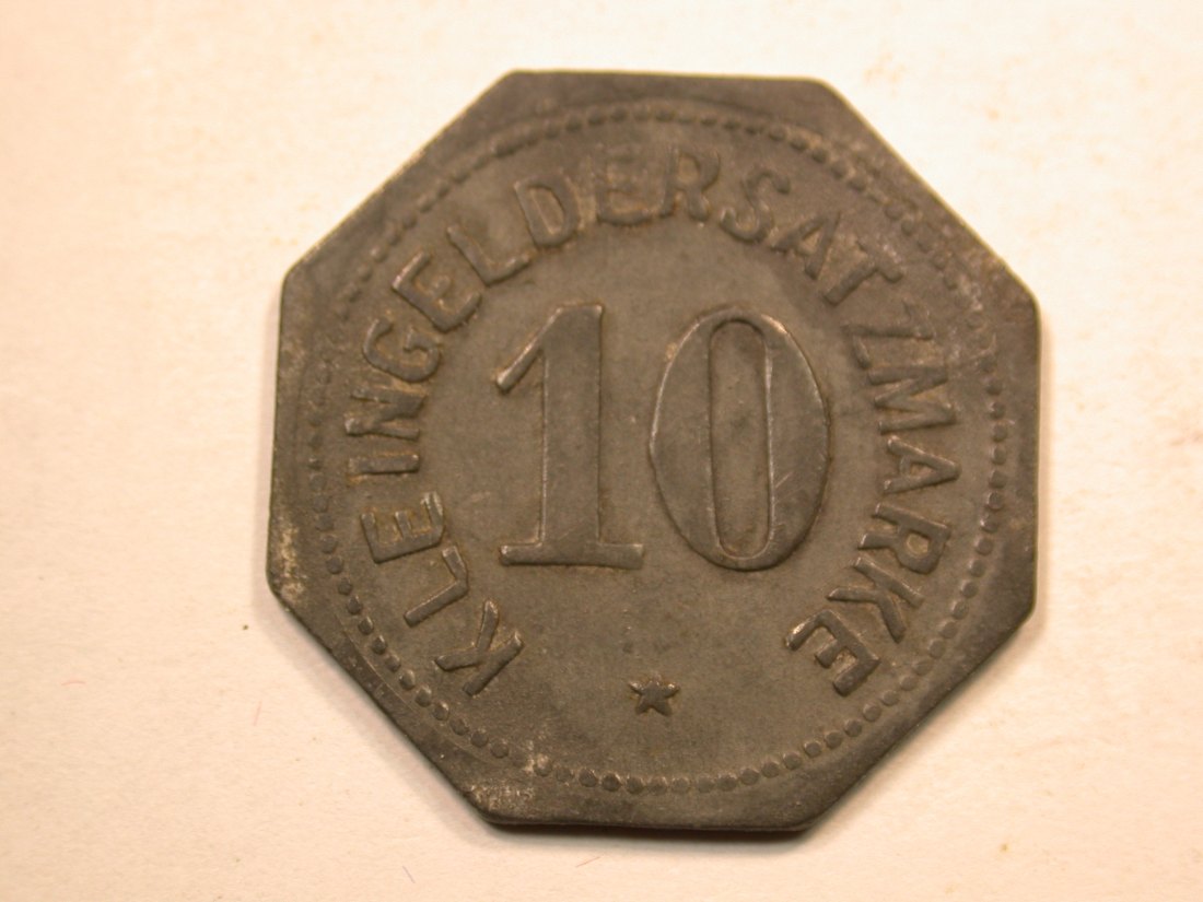  D18  Bamberg  10 Pfennig 1917 in Zink in ss/ss-vz  R  Originalbilder   