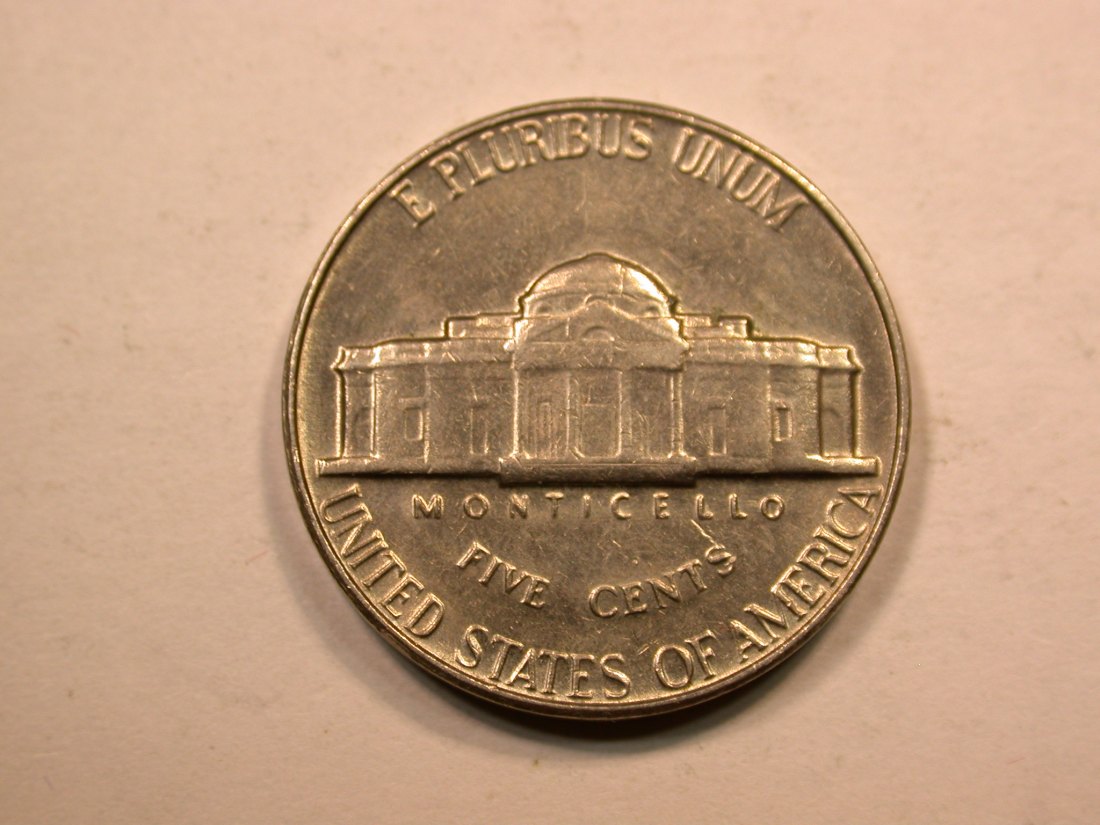  D18  USA  5 Cent  1964 in vz+  Originalbilder   