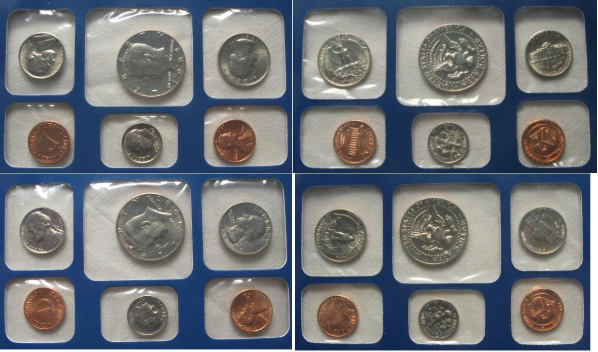  1987, US - Kursmünzenset,  Pfiladelphia & Denver Mint   