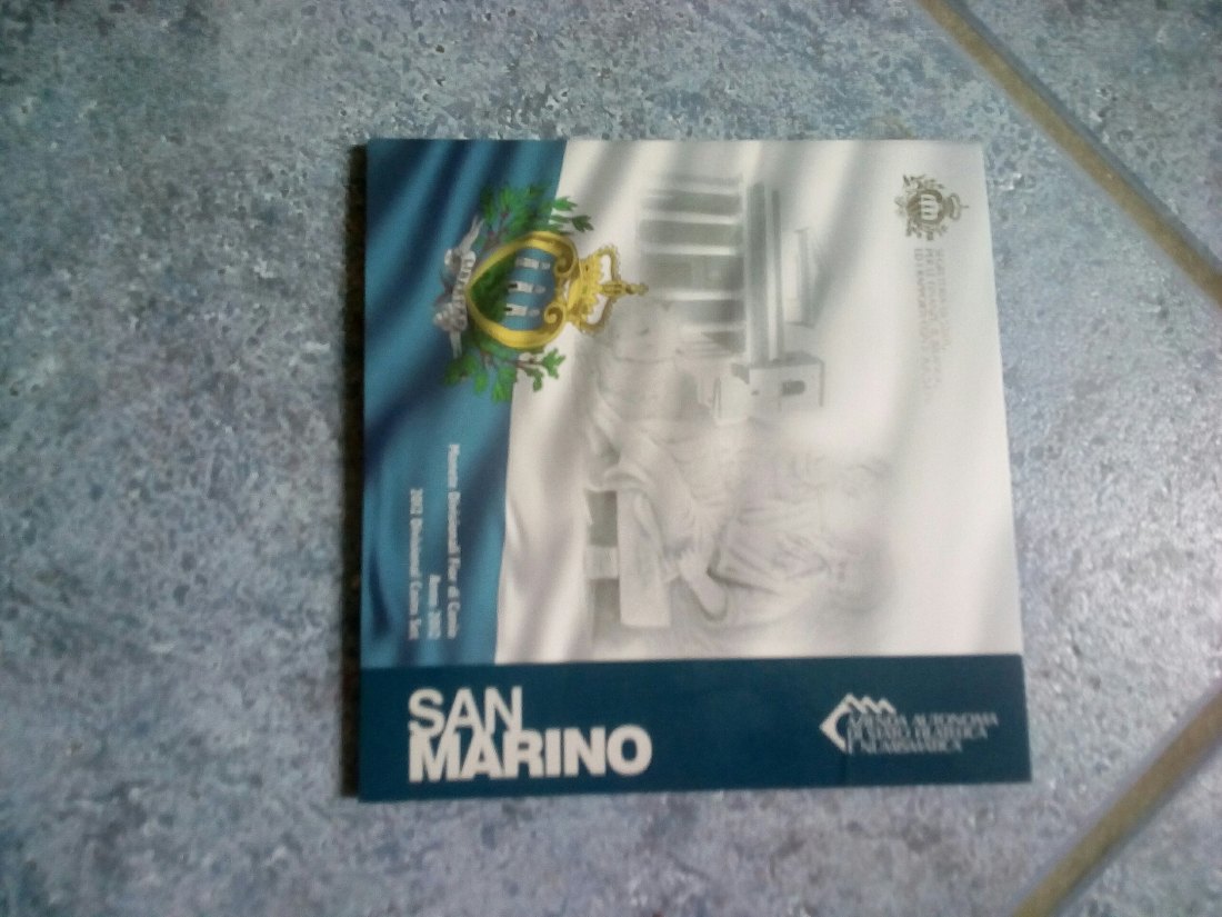  KMS San Marino 2012 Stempelglanz, offizelle Ausgabe im Folder, Topzustand   