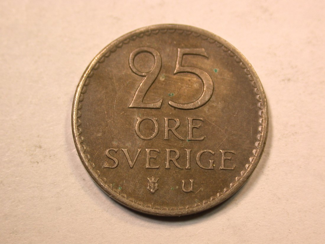  E20  Schweden  25 Öre  1969 in f.vz/vz-st  Originalbilder   