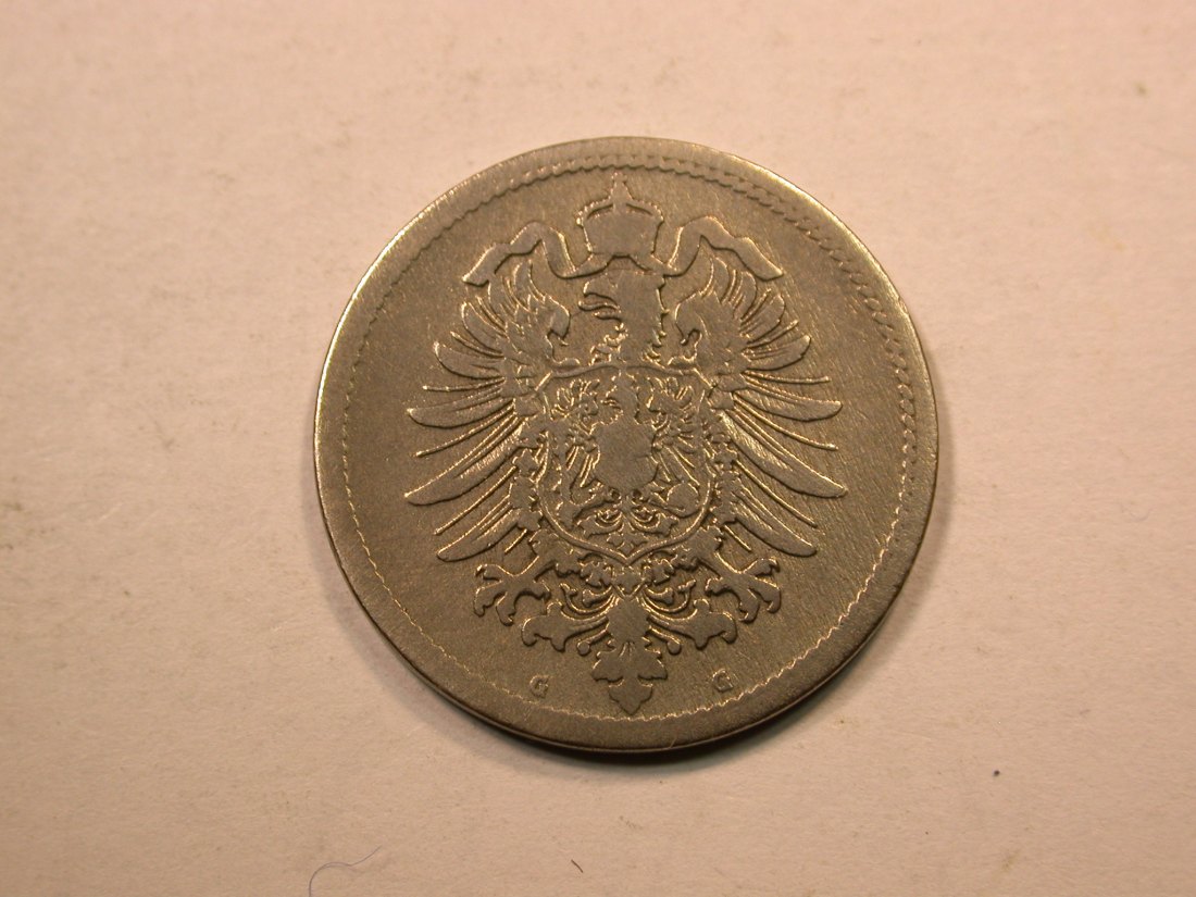 E20  KR 10 Pfennig  1889 G in s-ss  Originalbilder   